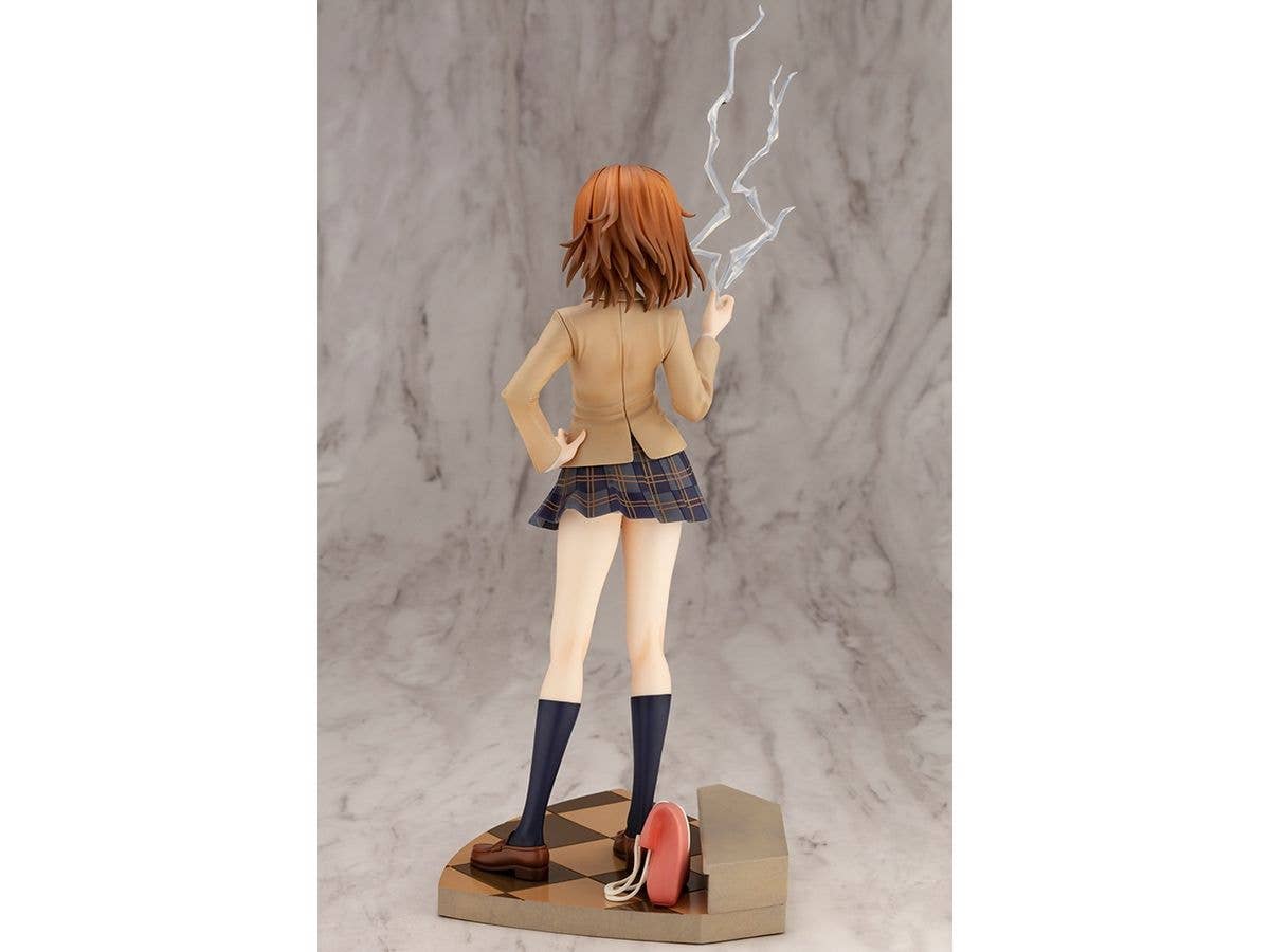 Kotobukiya 1/7 A Certain Scientific Railgun T Series Misaka Mikoto 15th Anniversary Ver., Pre-Painted PVC Statue | 4934054036493