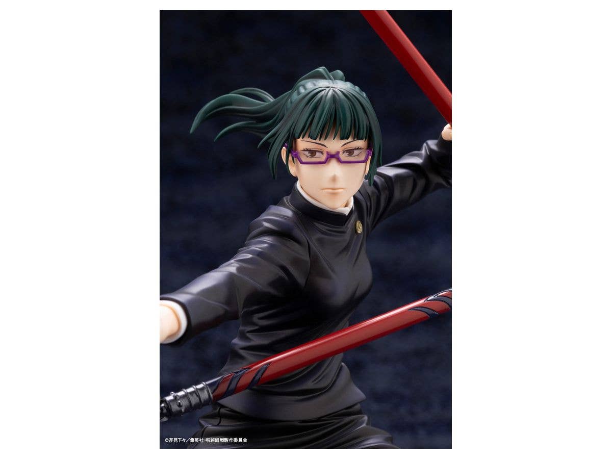 Kotobukiya 1/8 Jujutsu Kaisen Series ARTFX J Maki Zen'In, Pre-Painted PVC Statue | 4934054041039