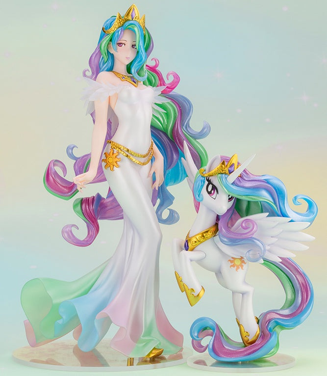 Kotobukiya 1/7 My Little Pony Princess Celestia Bishoujo, Pre-Painted PVC Statue - P-REX Hobby