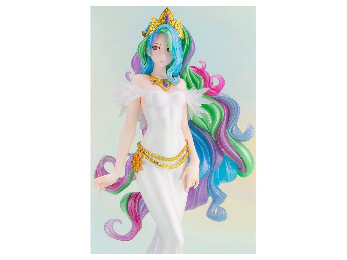 Kotobukiya 1/7 My Little Pony Princess Celestia Bishoujo, Pre-Painted PVC Statue | 4934054029754