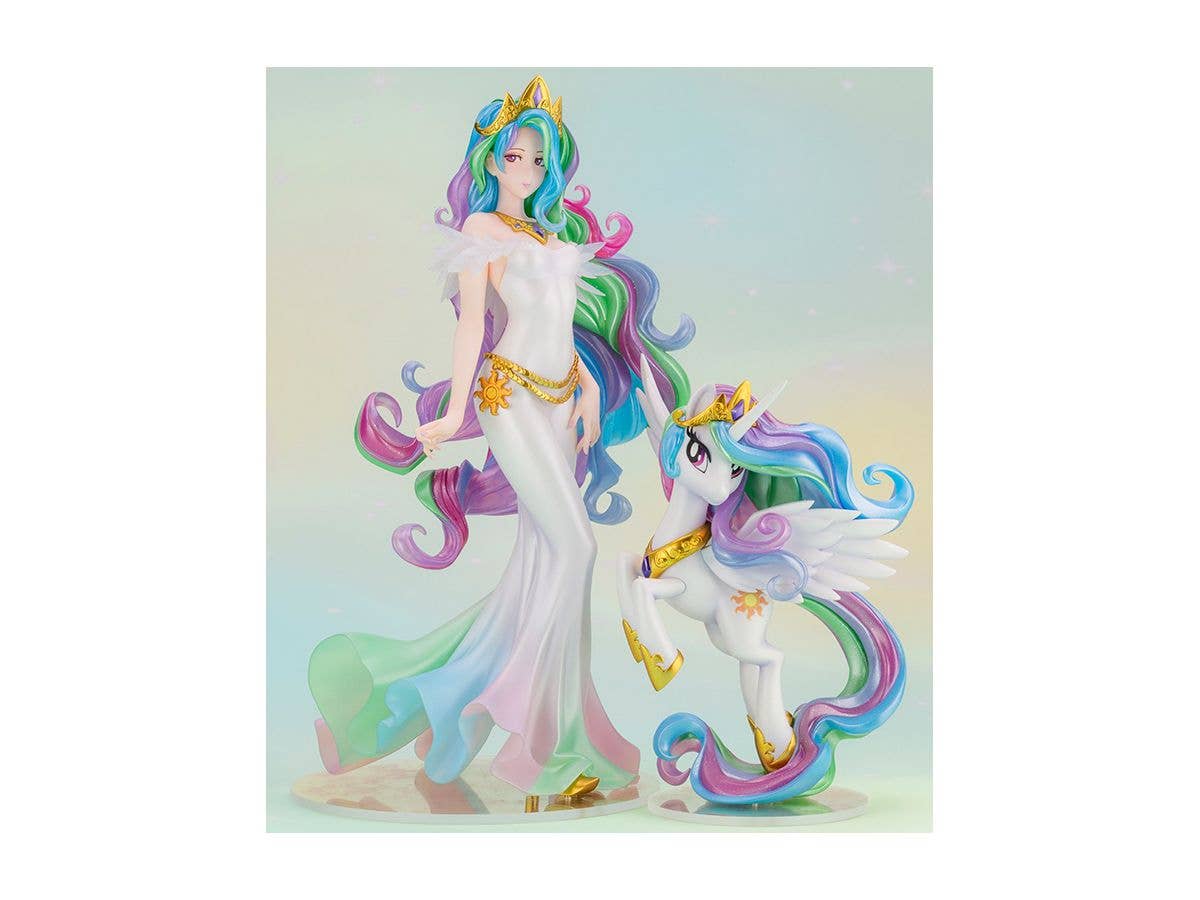 Kotobukiya 1/7 My Little Pony Princess Celestia Bishoujo, Pre-Painted PVC Statue | 4934054029754