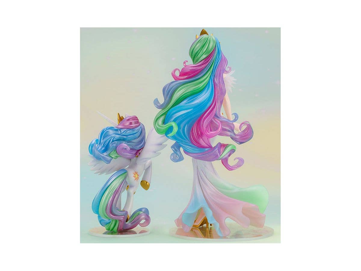 Kotobukiya 1/7 My Little Pony Princess Celestia Bishoujo, Pre-Painted PVC Statue | 4934054029754