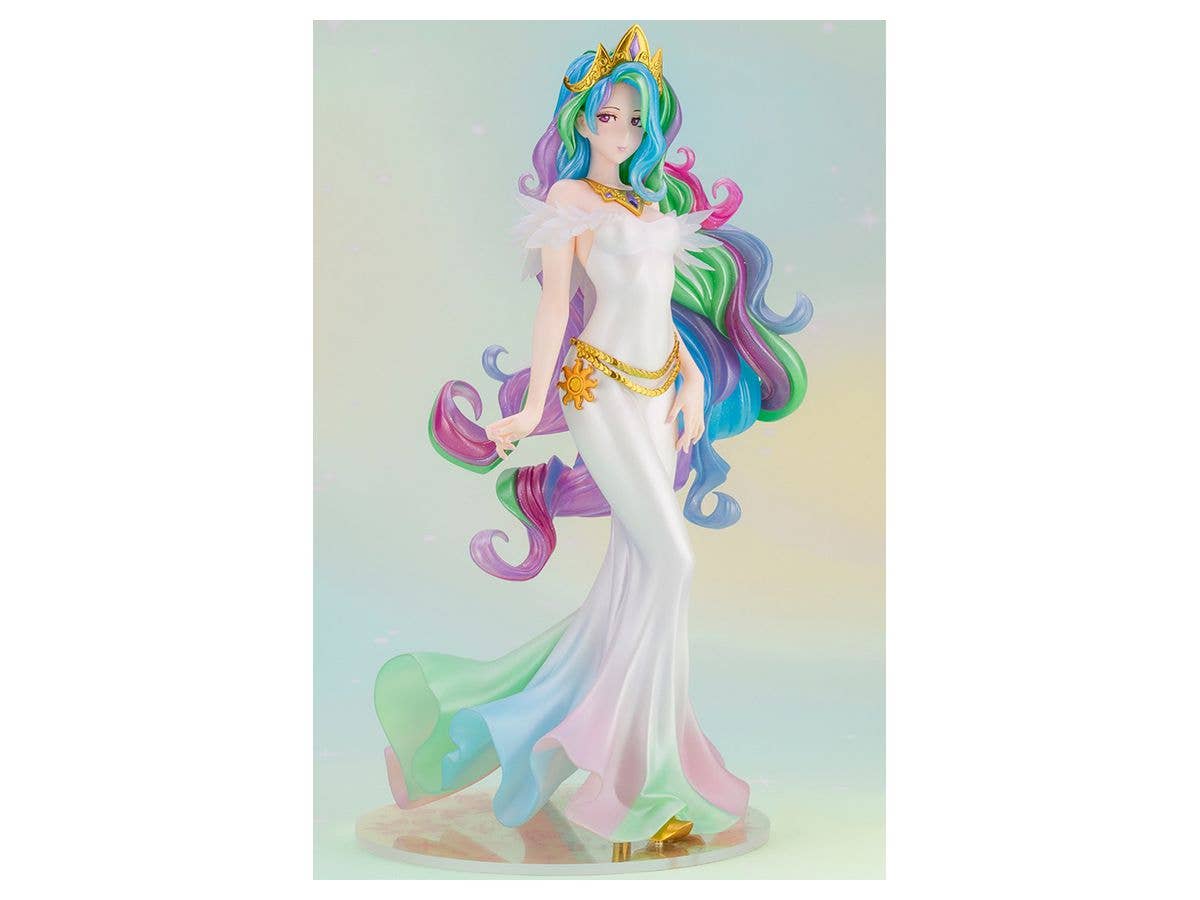Kotobukiya 1/7 My Little Pony Princess Celestia Bishoujo, Pre-Painted PVC Statue | 4934054029754