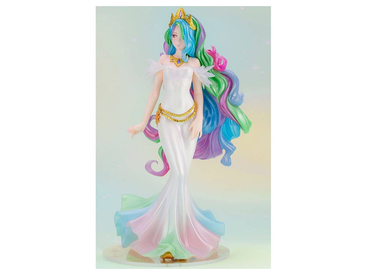 Kotobukiya 1/7 My Little Pony Princess Celestia Bishoujo, Pre-Painted PVC Statue | 4934054029754