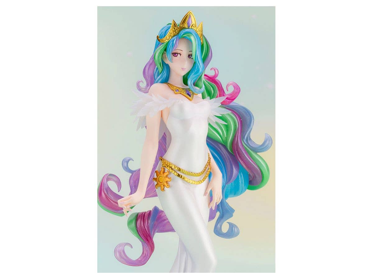Kotobukiya 1/7 My Little Pony Princess Celestia Bishoujo, Pre-Painted PVC Statue | 4934054029754