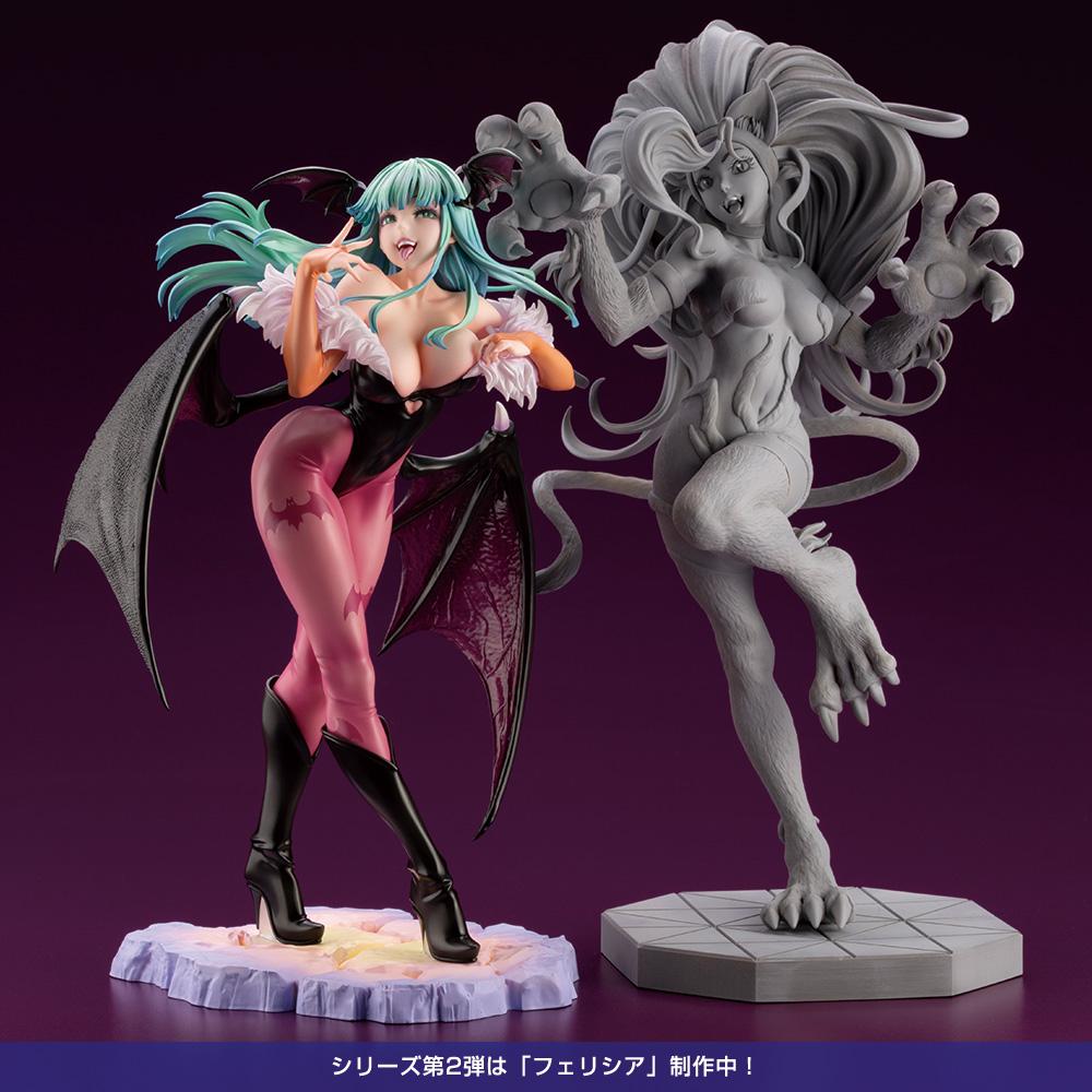 Kotobukiya 1/7 Darkstalkers Series Morrigan Bishoujo, Pre-Painted PVC Statue - P-REX Hobby