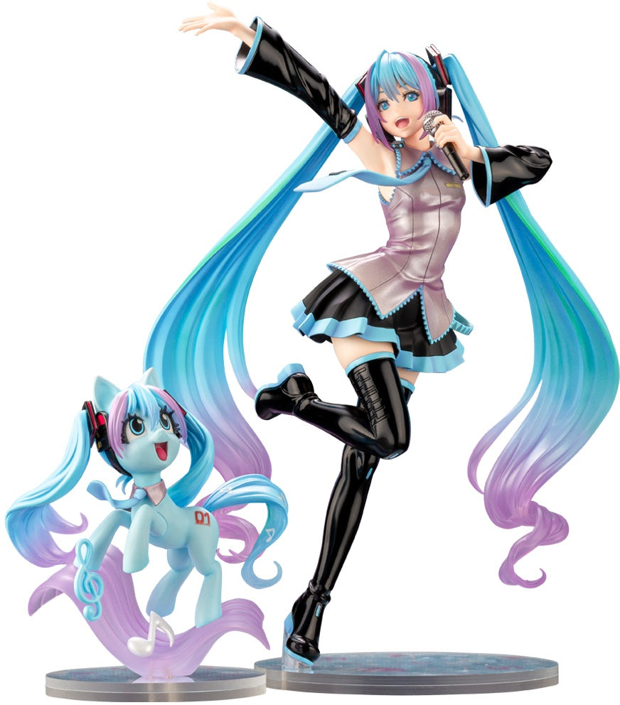 Kotobukiya 1/7 Hatsune Miku Feat. My Little Pony Bishoujo Statue, Pre-Painted PVC Statue - P-REX Hobby