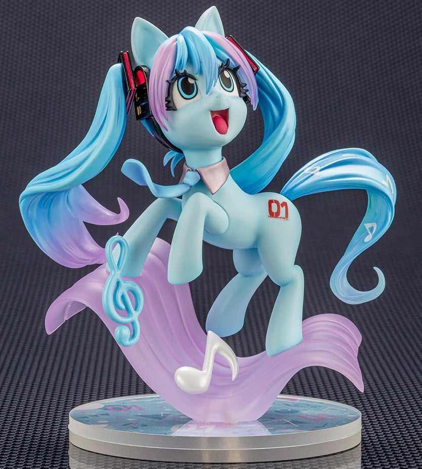 Kotobukiya 1/7 Hatsune Miku Feat. My Little Pony Bishoujo Statue, Pre-Painted PVC Statue - P-REX Hobby