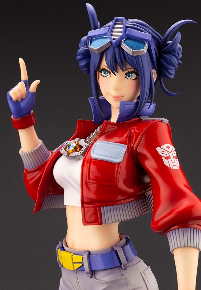 Kotobukiya 1/7 Transformers Series Optimus Prime Bishoujo, Pre-Painted PVC Statue