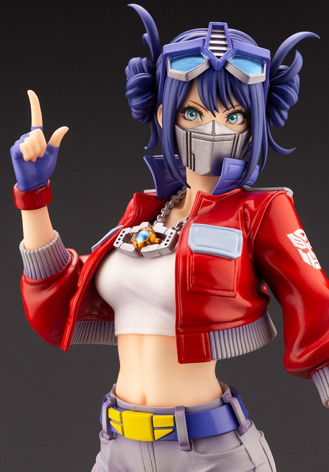 Kotobukiya 1/7 Transformers Series Optimus Prime Bishoujo, Pre-Painted PVC Statue