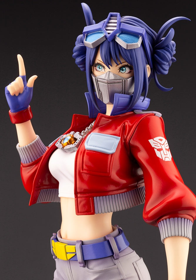 Kotobukiya 1/7 Transformers Series Optimus Prime Bishoujo, Pre-Painted PVC Statue