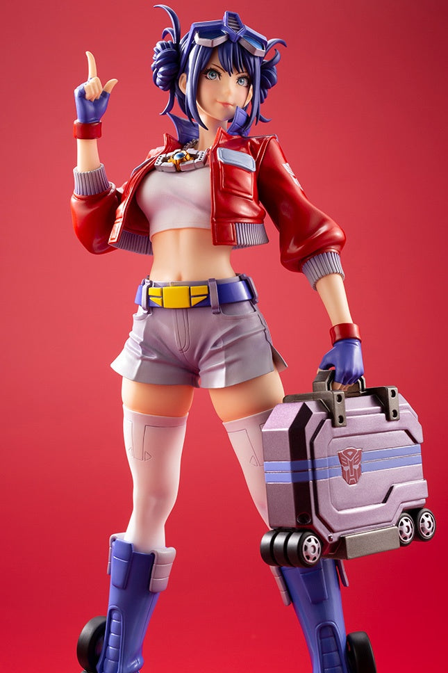 Kotobukiya 1/7 Transformers Series Optimus Prime Bishoujo, Pre-Painted PVC Statue
