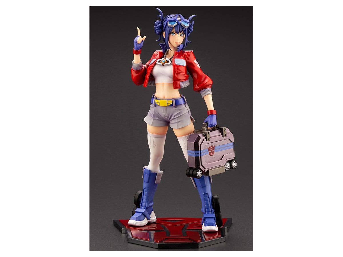 Kotobukiya 1/7 Transformers Series Optimus Prime Bishoujo, Pre-Painted PVC Statue | 4934054037438