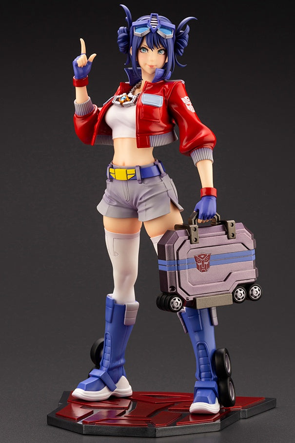 Kotobukiya 1/7 Transformers Series Optimus Prime Bishoujo, Pre-Painted PVC Statue