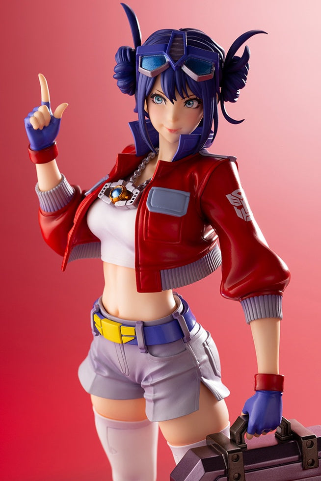 Kotobukiya 1/7 Transformers Series Optimus Prime Bishoujo, Pre-Painted PVC Statue