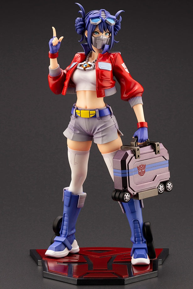 Kotobukiya 1/7 Transformers Series Optimus Prime Bishoujo, Pre-Painted PVC Statue
