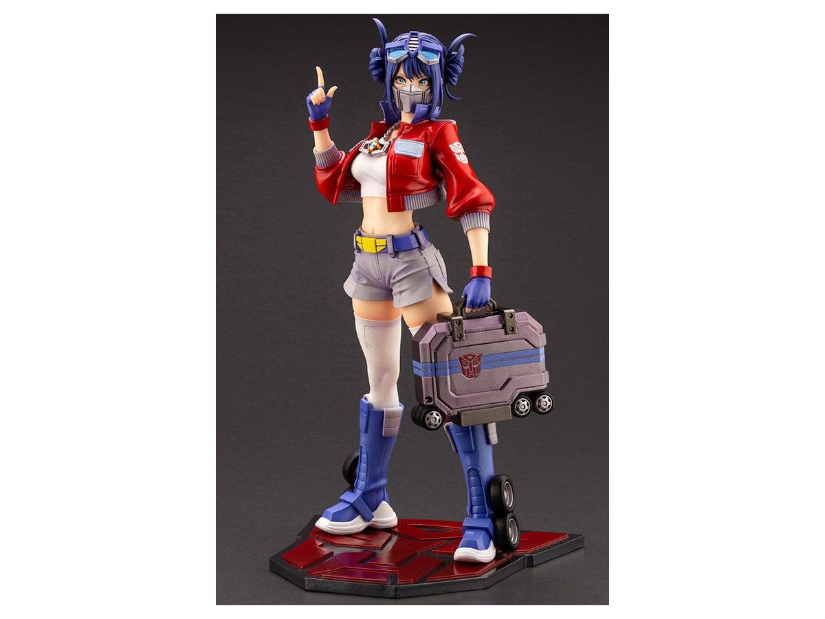 Kotobukiya 1/7 Transformers Series Optimus Prime Bishoujo, Pre-Painted PVC Statue | 4934054037438