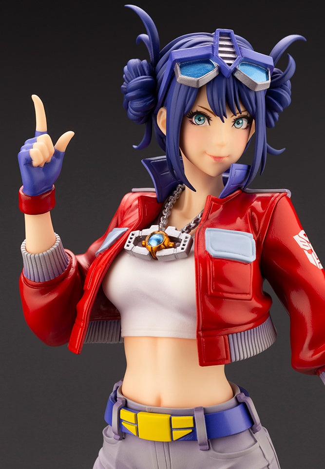 Kotobukiya 1/7 Transformers Series Optimus Prime Bishoujo, Pre-Painted PVC Statue