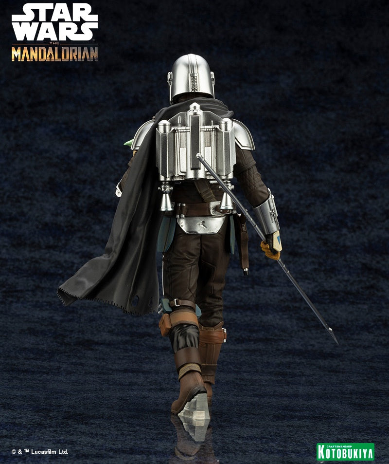 KOTOBUKIYA ARTFX+ MANDALORIAN & GROGU with Beskar Staff(190526042827) - P-REX Hobby