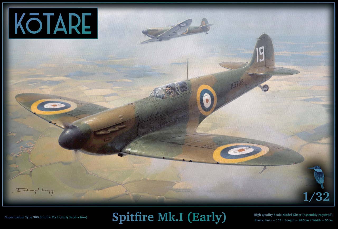 Kotare 1/32 Spitfire Mk.I (Early) | 09413000103922