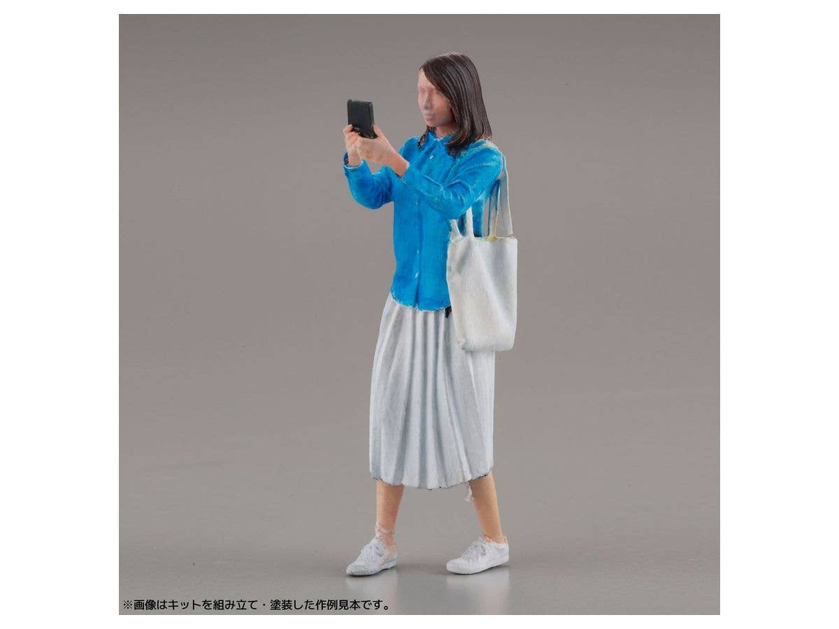 Kaiyodo [KAIYODO] [UNPAINTED] ARTPLA tourists and giraffe set | 4537807190116