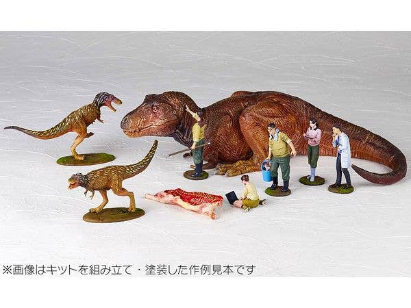 Kaiyodo [KAIYODO] [UNPAINTED] ARTPLA Researcher and Tyrannosaurus Set | 4537807190222