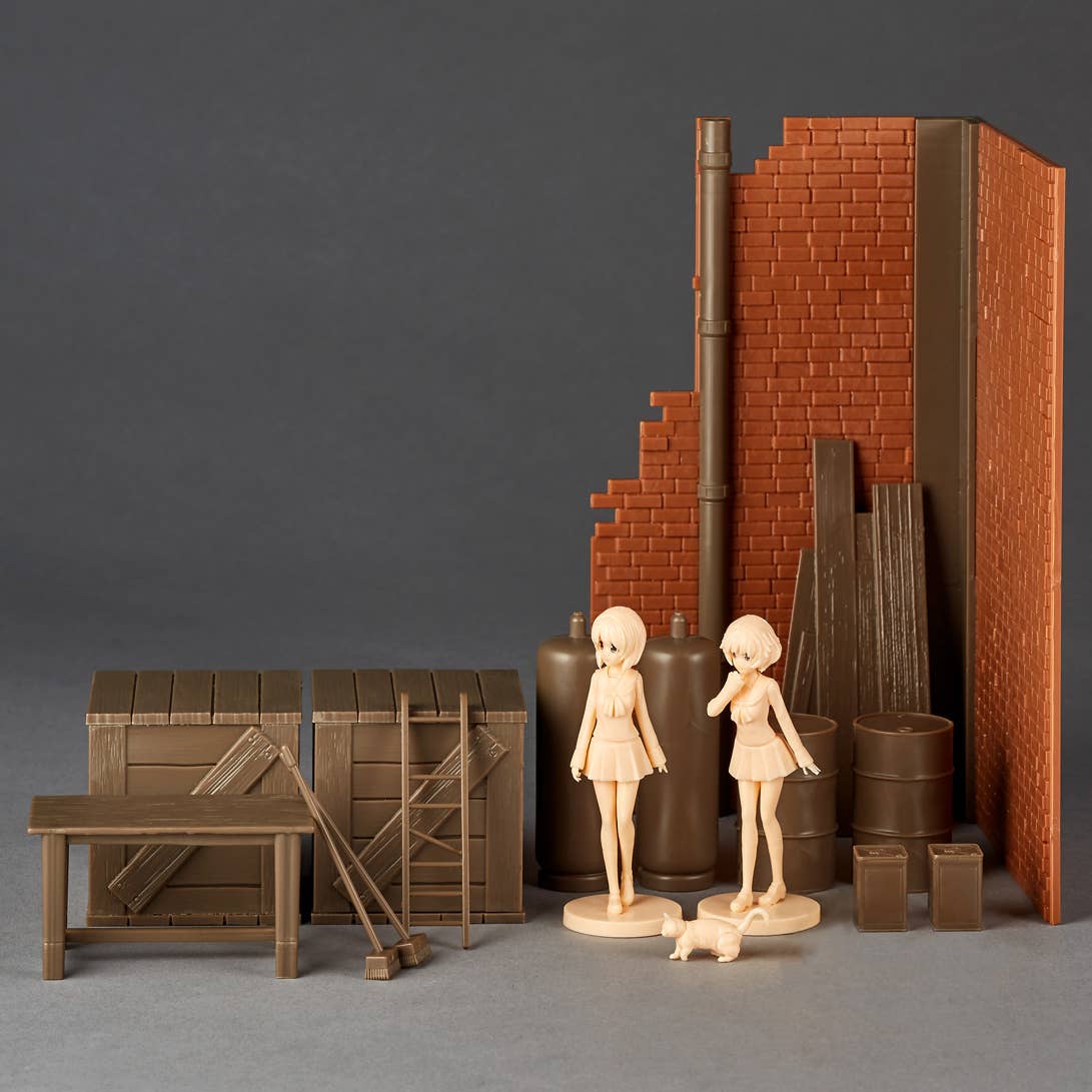 ARTPLA Girls &amp; Panzer Final Chapter Garage Set [A] | 4537807190413