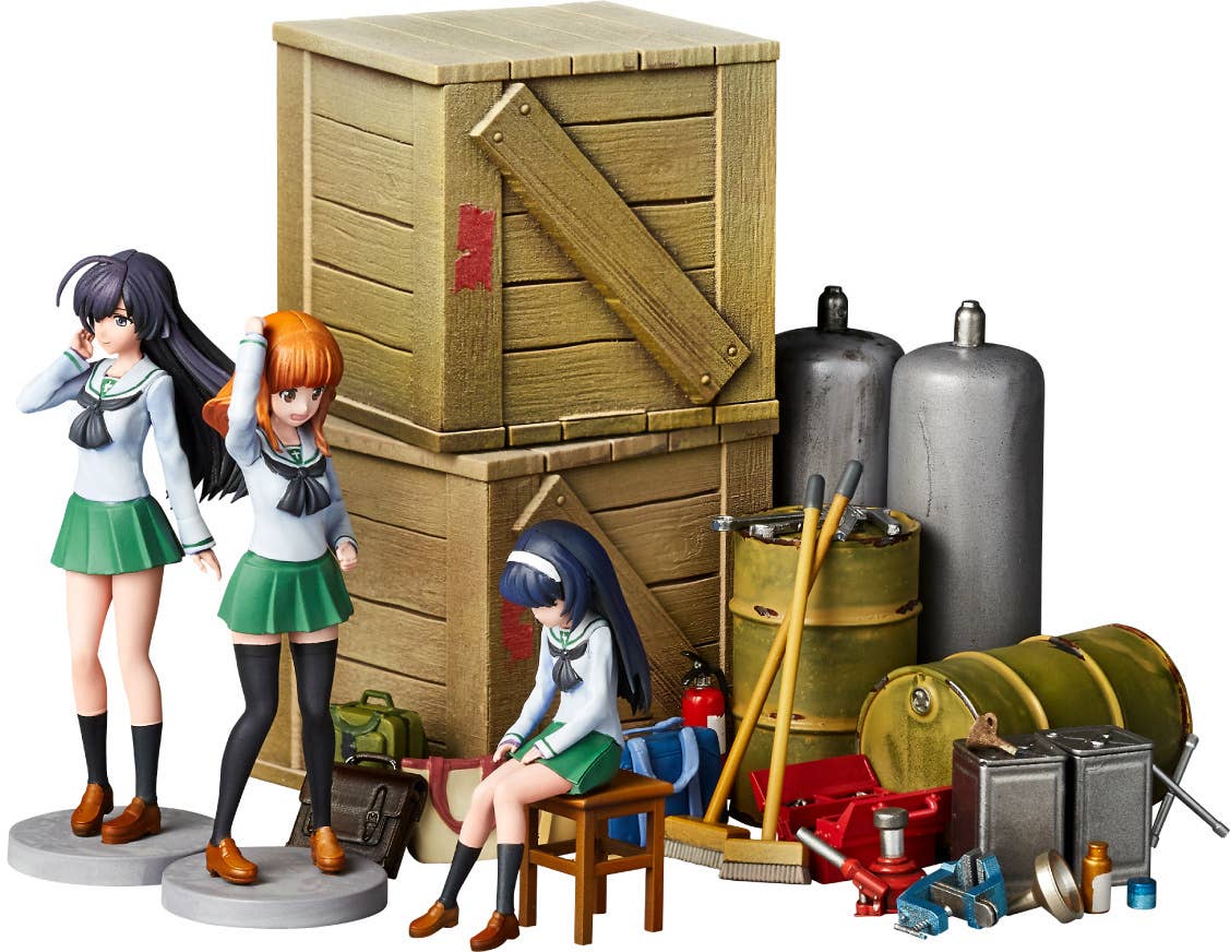 ARTPLA Girls &amp; Panzer Final Chapter Garage Set [B] | 4537807190420