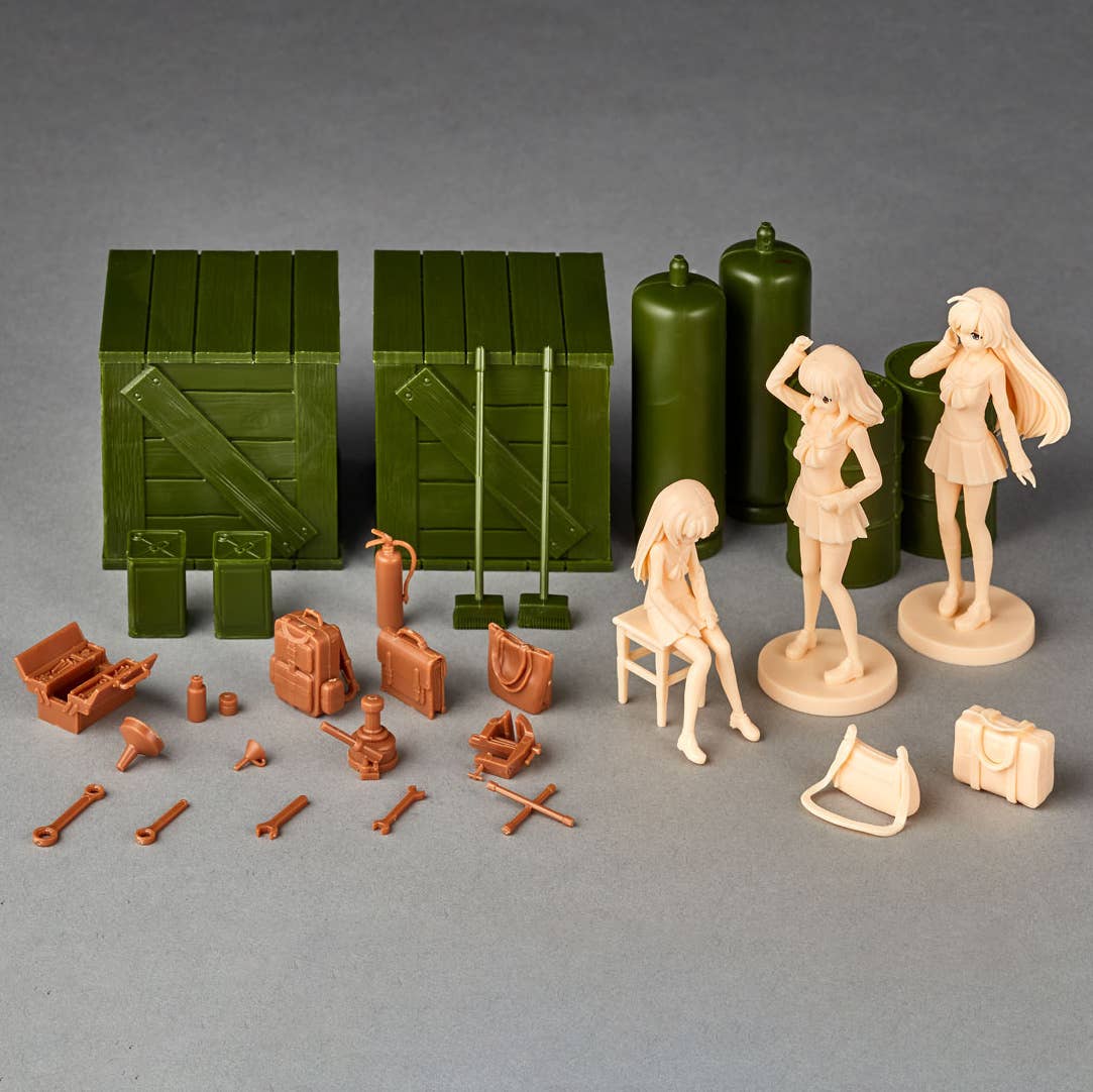 ARTPLA Girls &amp; Panzer Final Chapter Garage Set [B] | 4537807190420