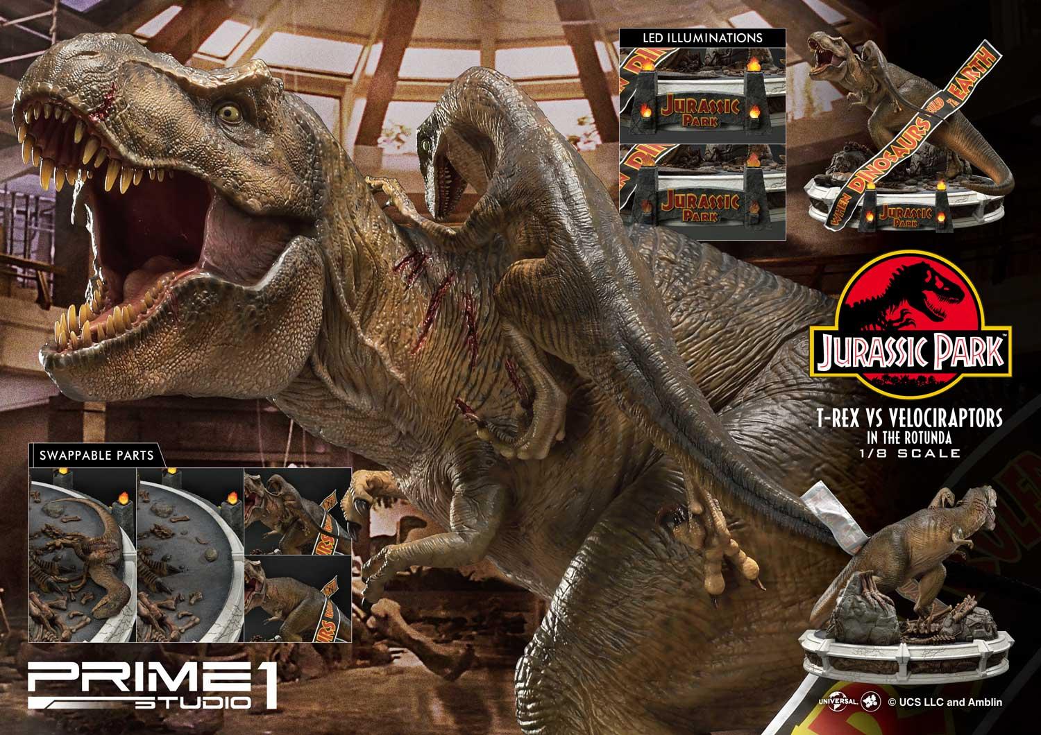 Legacy Museum Collection The Lost World: Jurassic Park (Film) T-Rex Cliff Attack 1/15 scale