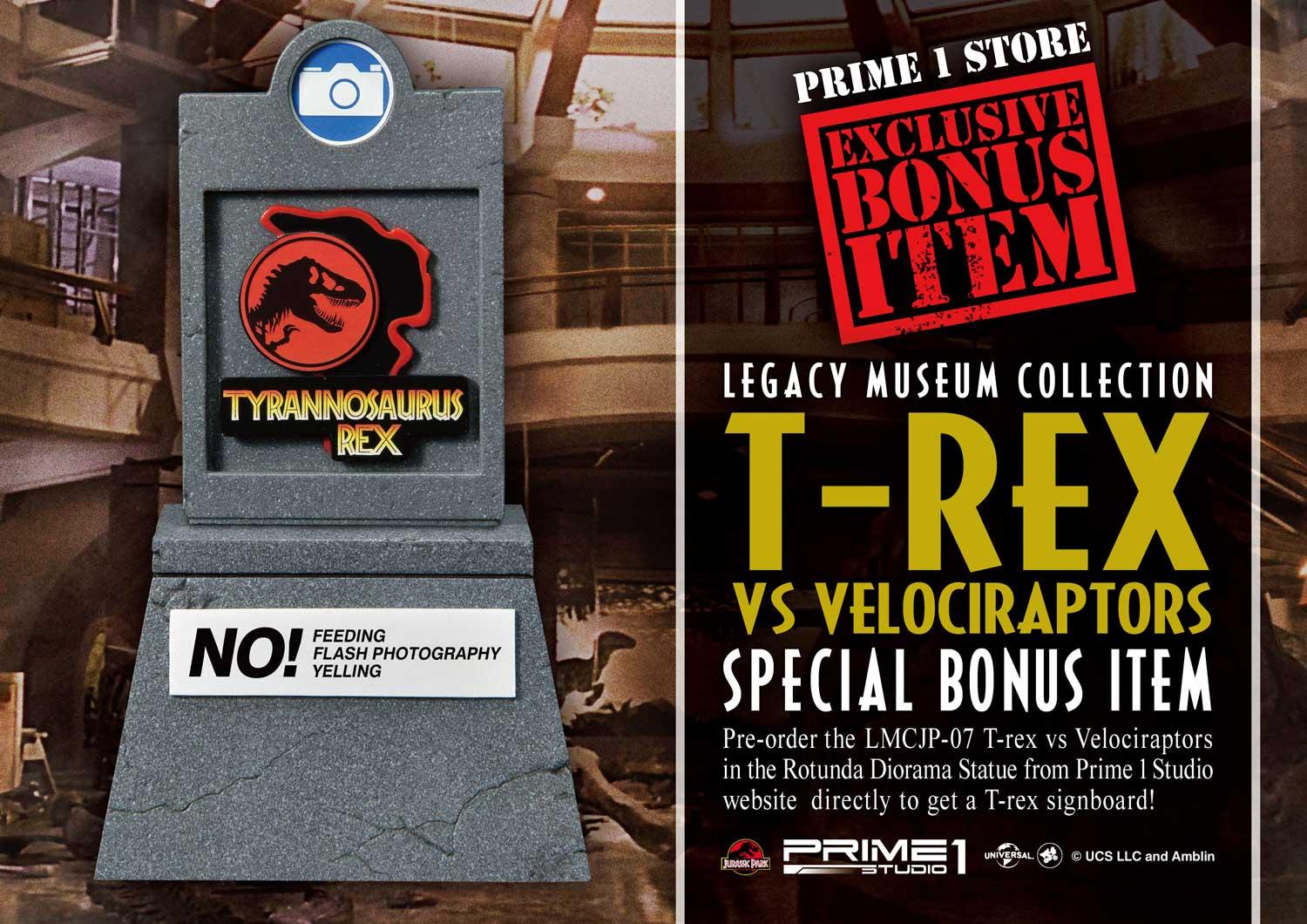 Legacy Museum Collection The Lost World: Jurassic Park (Film) T-Rex Cliff Attack 1/15 scale