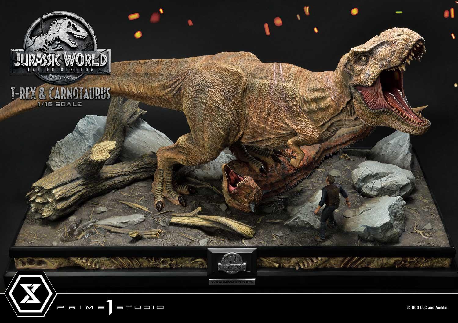 Legacy Museum Collection Jurassic World: Fallen Kingdom (Film) Tyrannosaurus-Rex & Carnotaurus 1/15 scale Deluxe Version