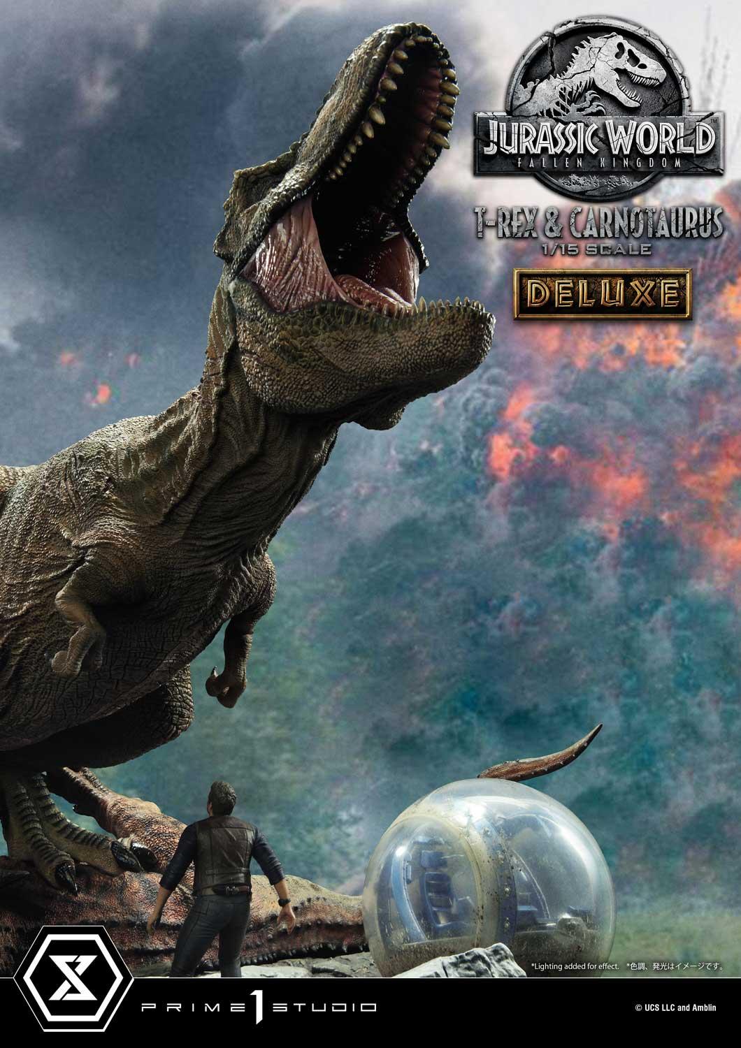 Legacy Museum Collection Jurassic World: Fallen Kingdom (Film) Tyrannosaurus-Rex & Carnotaurus 1/15 scale Deluxe Version