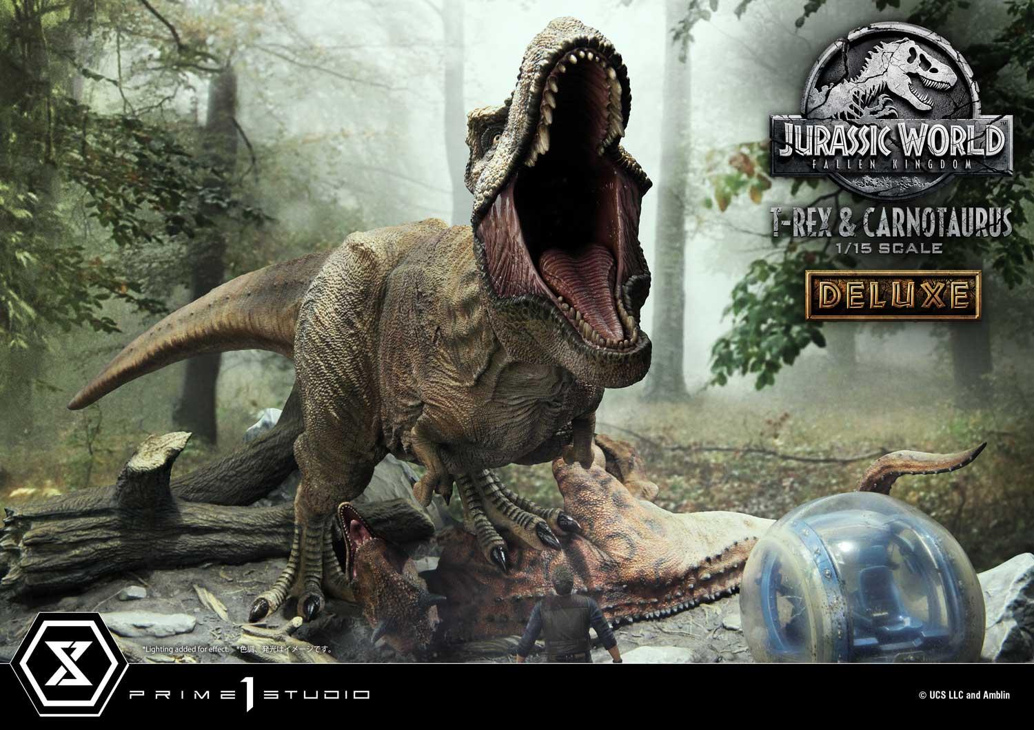 Legacy Museum Collection Jurassic World: Fallen Kingdom (Film) Tyrannosaurus-Rex & Carnotaurus 1/15 scale Deluxe Version