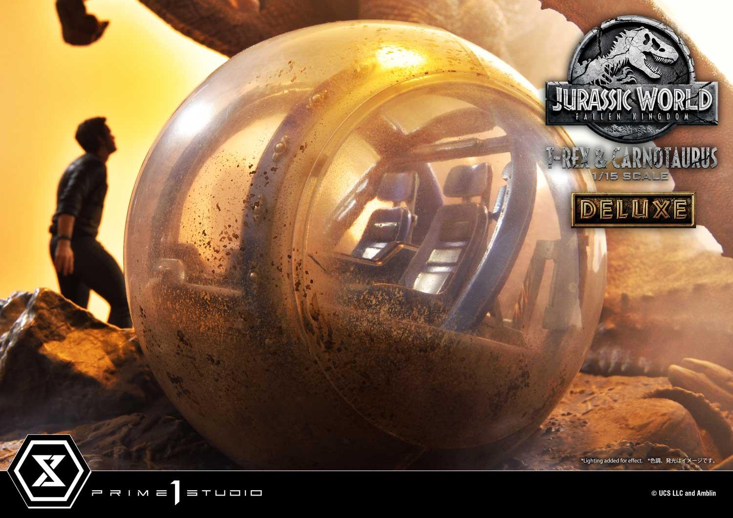 Legacy Museum Collection Jurassic World: Fallen Kingdom (Film) Tyrannosaurus-Rex & Carnotaurus 1/15 scale Deluxe Version