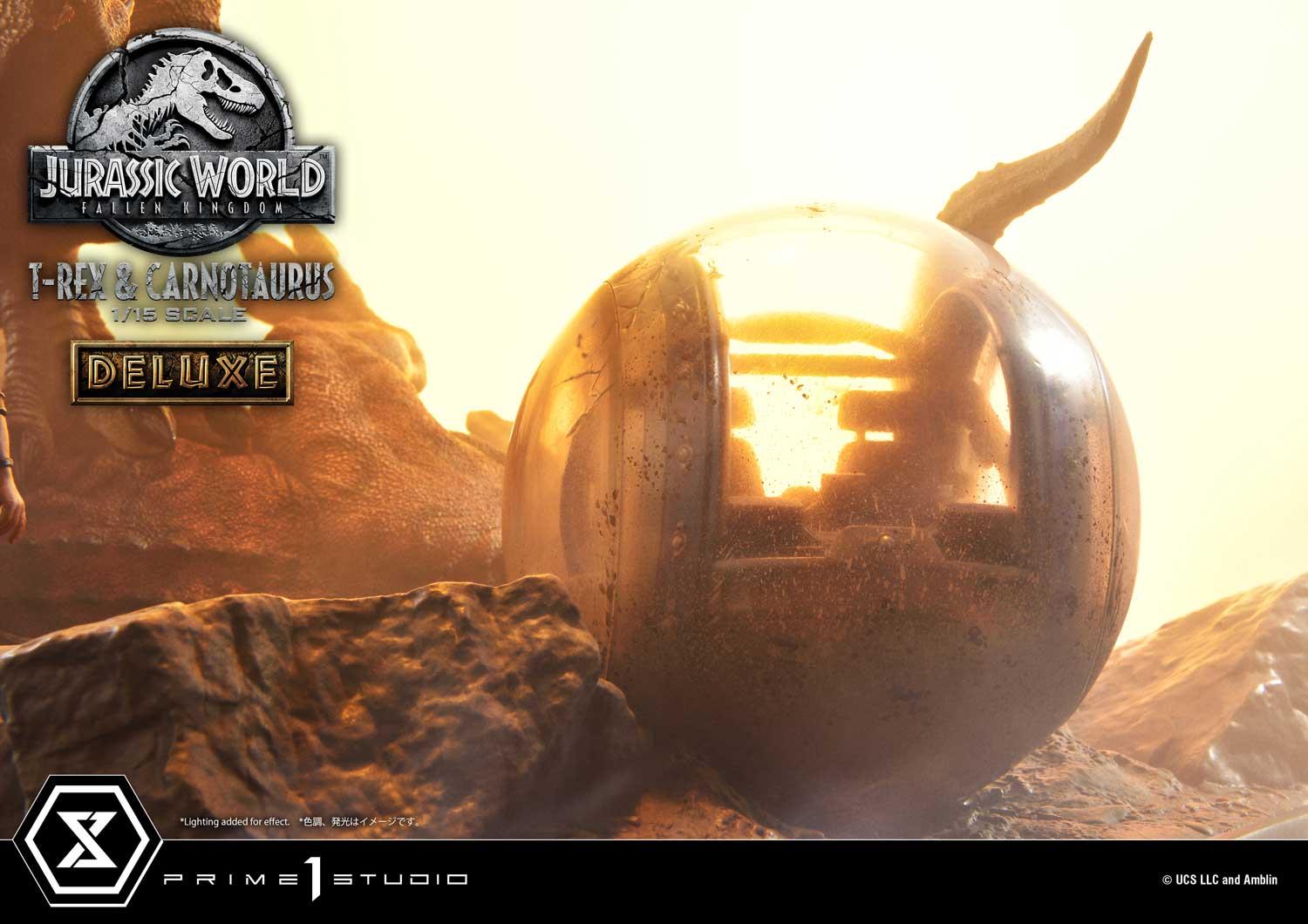 Legacy Museum Collection Jurassic World: Fallen Kingdom (Film) Tyrannosaurus-Rex & Carnotaurus 1/15 scale Deluxe Version