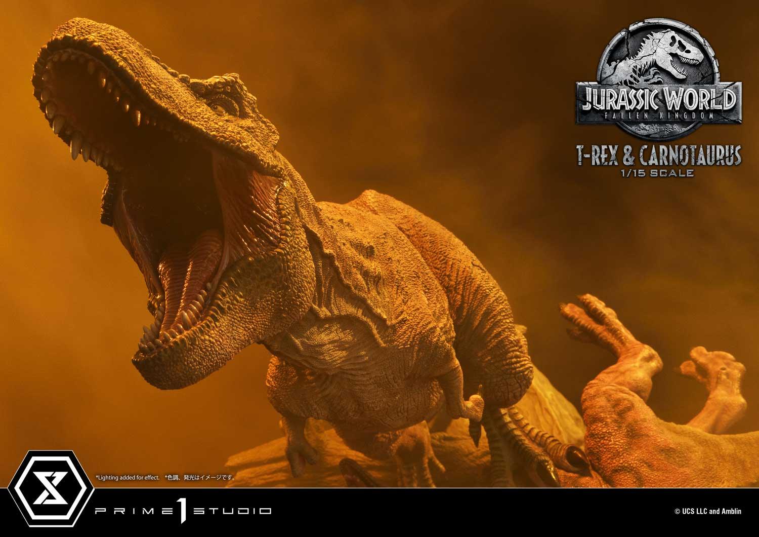 Legacy Museum Collection Jurassic World: Fallen Kingdom (Film) Tyrannosaurus-Rex & Carnotaurus 1/15 scale Deluxe Version
