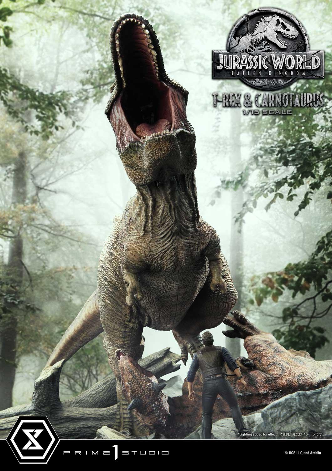 Legacy Museum Collection Jurassic World: Fallen Kingdom (Film) Tyrannosaurus-Rex & Carnotaurus 1/15 scale Deluxe Version
