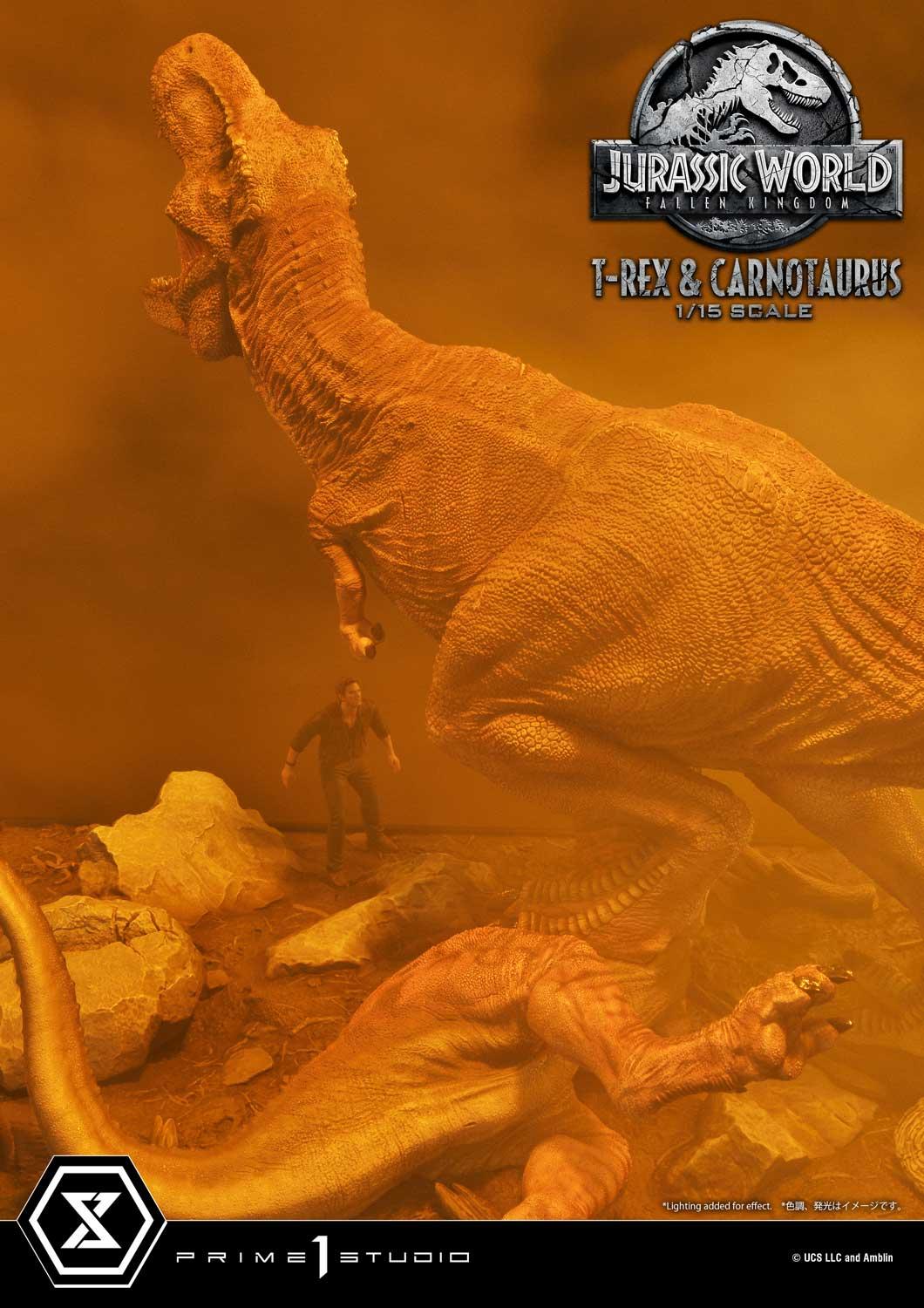 Legacy Museum Collection Jurassic World: Fallen Kingdom (Film) Tyrannosaurus-Rex & Carnotaurus 1/15 scale Deluxe Version