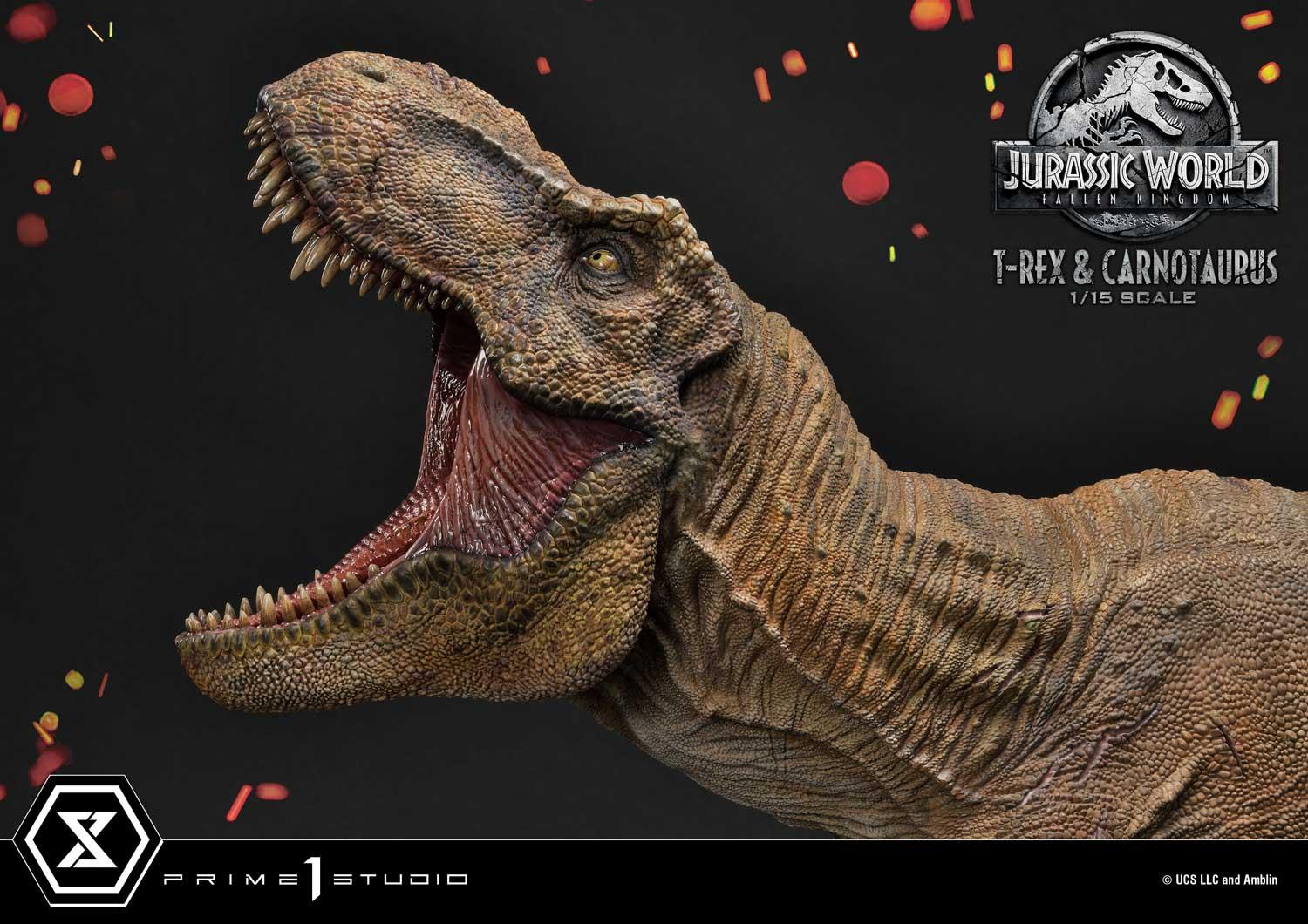 Legacy Museum Collection Jurassic World: Fallen Kingdom (Film) Tyrannosaurus-Rex & Carnotaurus 1/15 scale Deluxe Version
