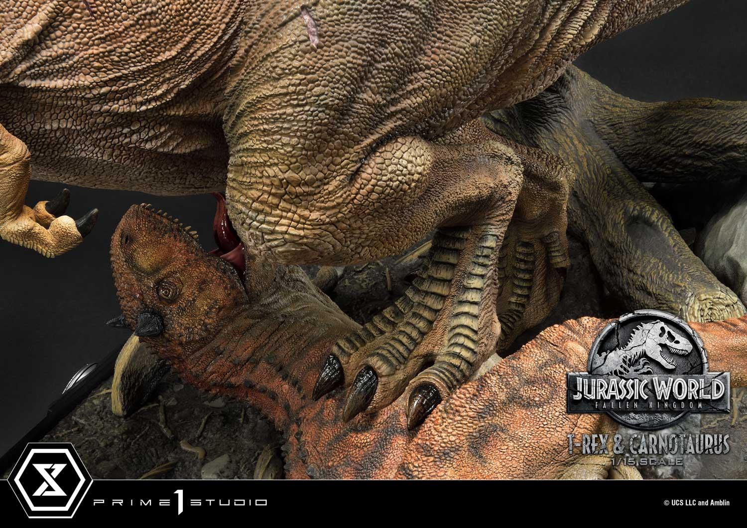 Legacy Museum Collection Jurassic World: Fallen Kingdom (Film) Tyrannosaurus-Rex & Carnotaurus 1/15 scale Deluxe Version