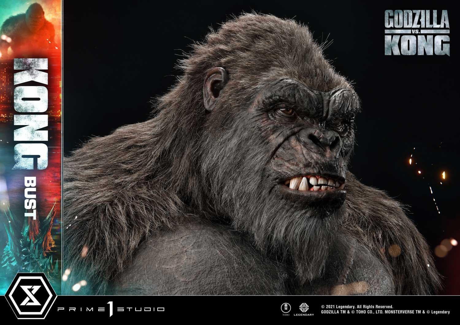 Life Size Bust Godzilla vs Kong (Film) Kong