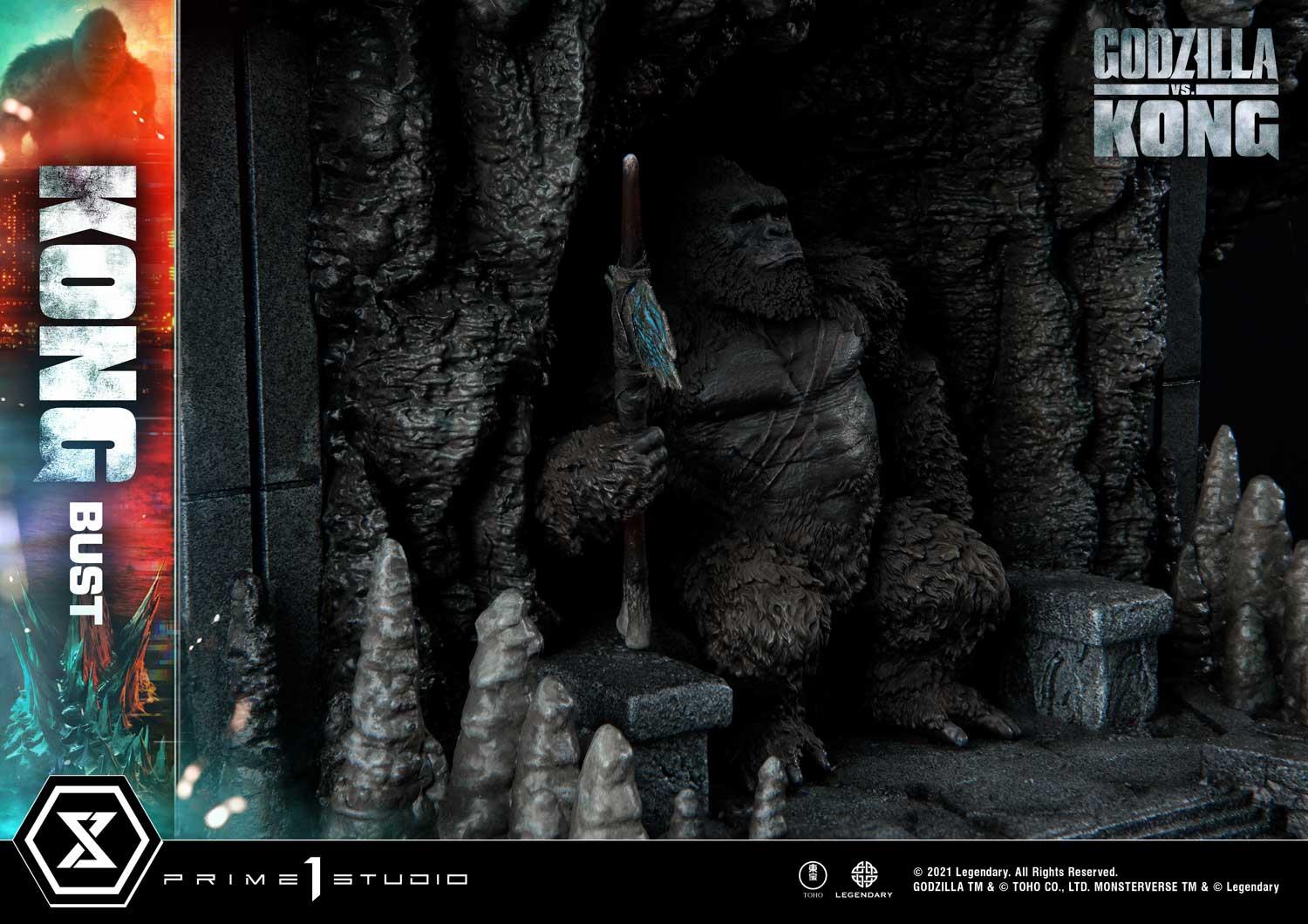 Life Size Bust Godzilla vs Kong (Film) Kong