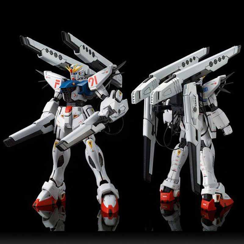 P-Bandai MG 1/100 Gundam F91 Ver.2.0 Back Cannon Type & Twin V.S.B.R. Set Up Type