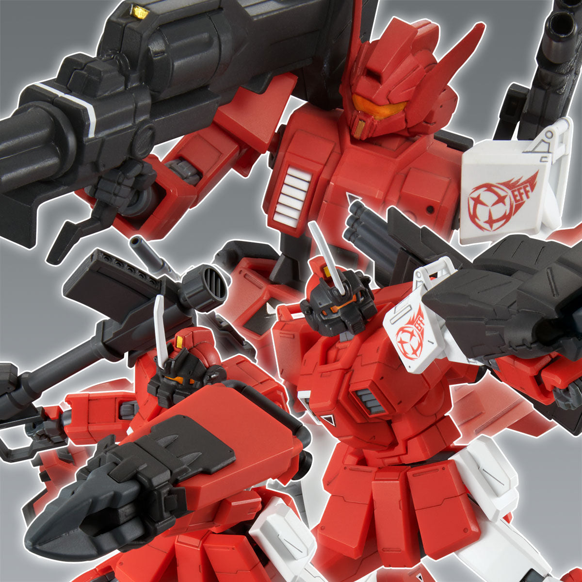 P-Bandai HG 1/144 Red Giant 03rd MS Team Set