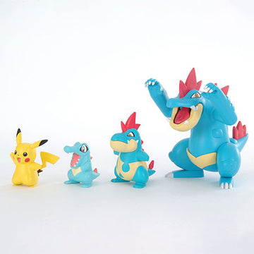 Pokémon Model Kit Feraligatr Evolution Set
