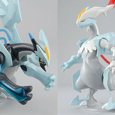 Pokémon Model Kit Black Kyurem & White Kyurem Set