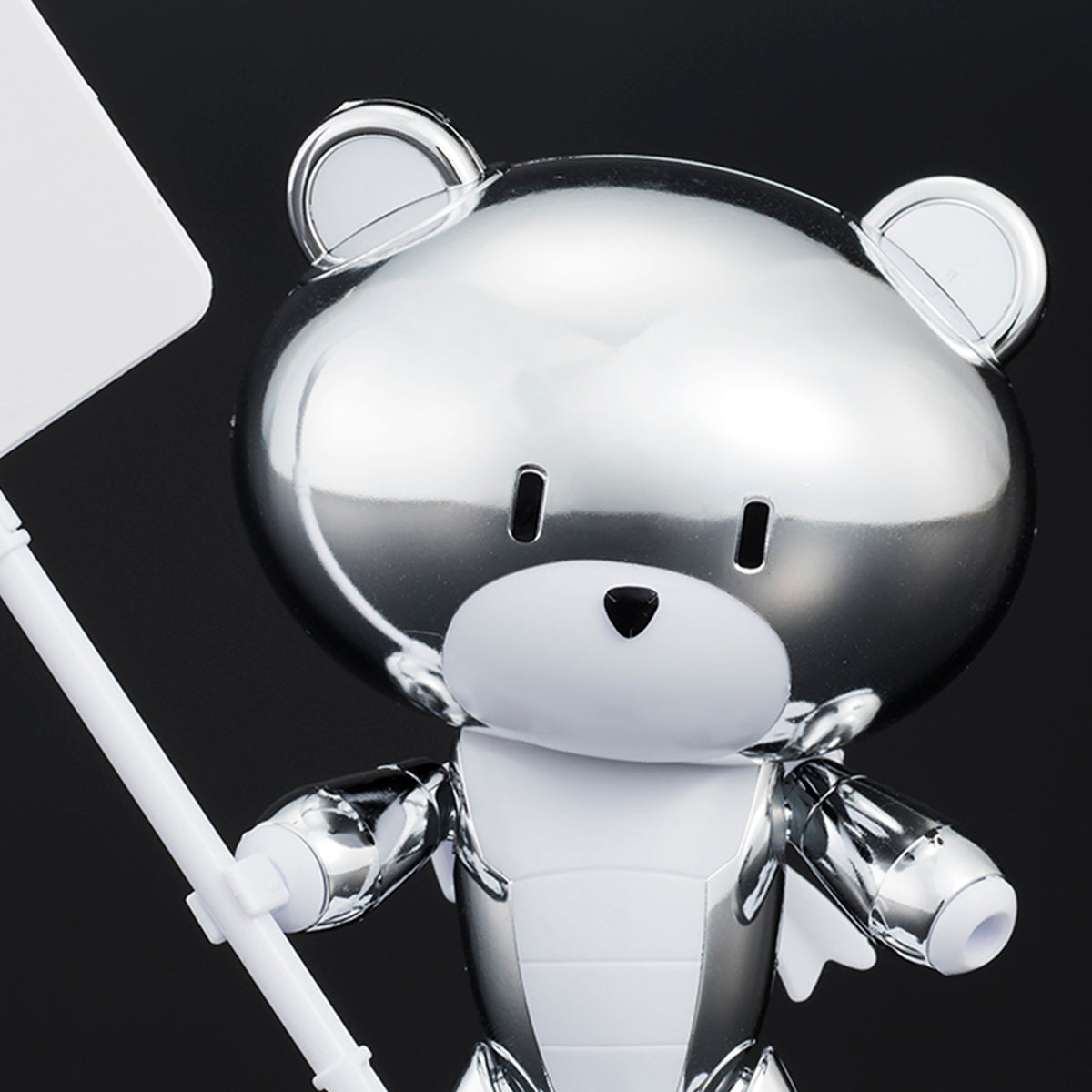 HG 1/144 The Gundam Base Limited Petit'gguy Silver Sparkle & Placard