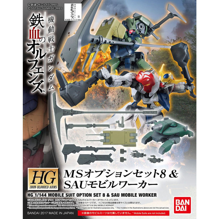 HG 1/144 MS Option Set 8 & Sau Mobile Worker
