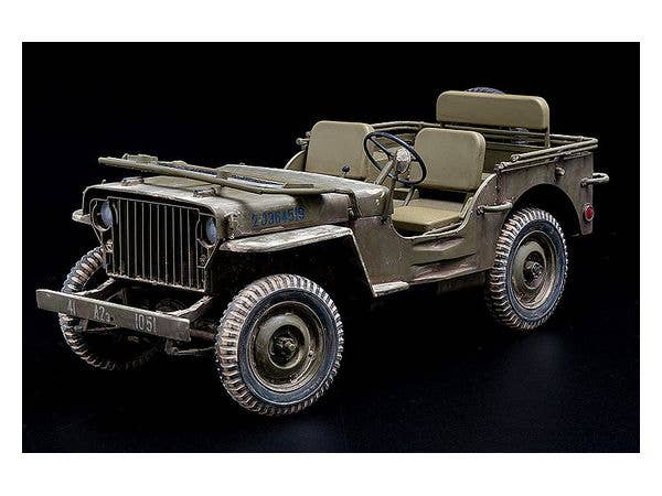 The Red Spectacles Series Plamax MF-35: Minimum Factory Protect Gear with Special Investigations Unit Patrol Vehicle Model Kit | 4545784010914